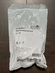 Sunset Universal 22mm Inline Bacteria Filter For Cpap,Vent,Bipap #BF2200-1 NEW