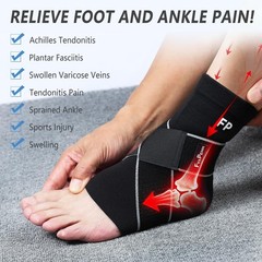 Foot Drop Brace Adjustable Ankle Foot Support for Achilles Tendon Walking