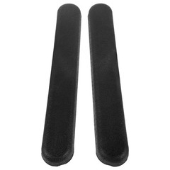 1 Pair Reusable Wheelchair Armrest Covers Black ABS Protective Armrest Pads