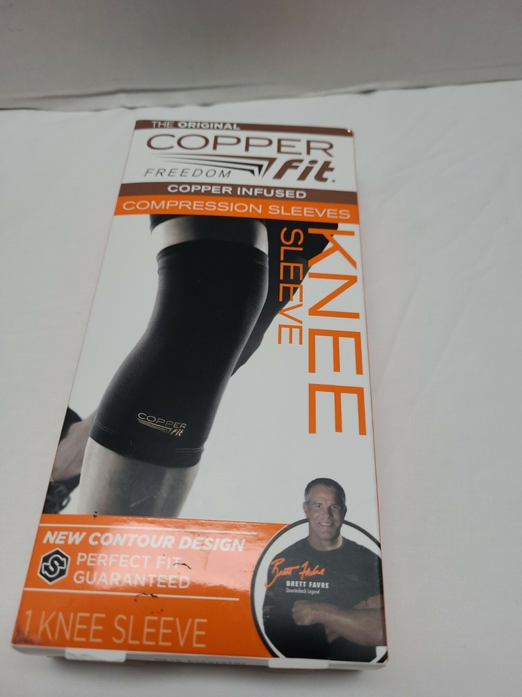 The Original Copper Fit Infused Compression Knee Sleeve Unisex L