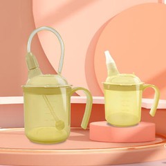 Adult Sippy Cups for Elderly Patient Healthcare Spill-Proof Feeding Beaker Cup