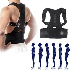 Magnetic Posture Corrector Back Shoulder Support Brace Belt for Men Women
