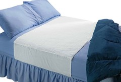 Saddle Style Absorbent Bed Pad with Tuck-in Sides (34 x 52 Inch) – Waterproof Wa