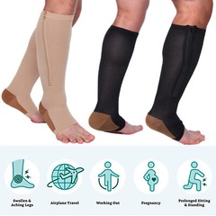Compression Socks Stockings Womens Men Knee High Medical 20-30 mmHG S M L XL XXL