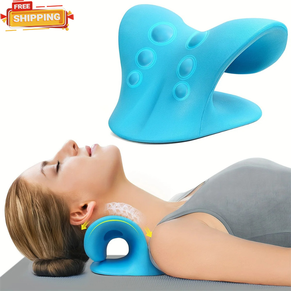 Neck Stretcher Cervical Traction Device Pillow for Neck Pain Relief Support