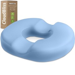 CloudBliss Donut Pillow Seat Cushion Chair Pad for Tailbone Pain Relief and