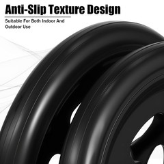 4 Pack 8 Inch Solid Rollator Walker Replacement Wheels Anti-Slip Quiet