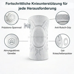 KnobType Sports Knee Brace For Joint Pain Meniscus Adjustable Hiking Sports