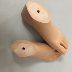 Prosthetic SACH Foot Beige/Brown | Size 12–30 | Left/Right | Universal Fit