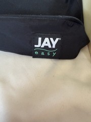 13″ JAY Easy Wheelchair Seat Cushion Black Removable Cover Foam Plastic
