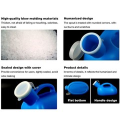 200ml Unisex Portable Urinal Travel Camping Car Toilet Pee Bottle Emergency Tool