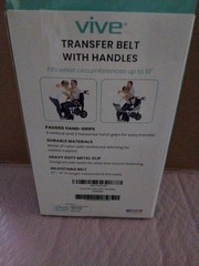 Vive Gait Belt (300Lbs) Transfer Belt with Handles – Medical Nursing Safety New