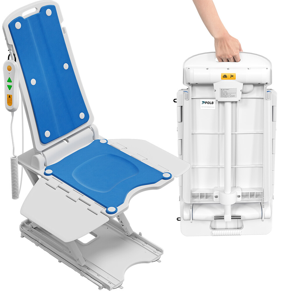 2-in-1 Electric Chair Lift 20″ Lift Elderly off Floor 300 LBS Seniors Patient