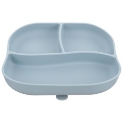 Multi-Grid Silicone Suction Plate for Elderly Divided Food Tray Strong Suctio…