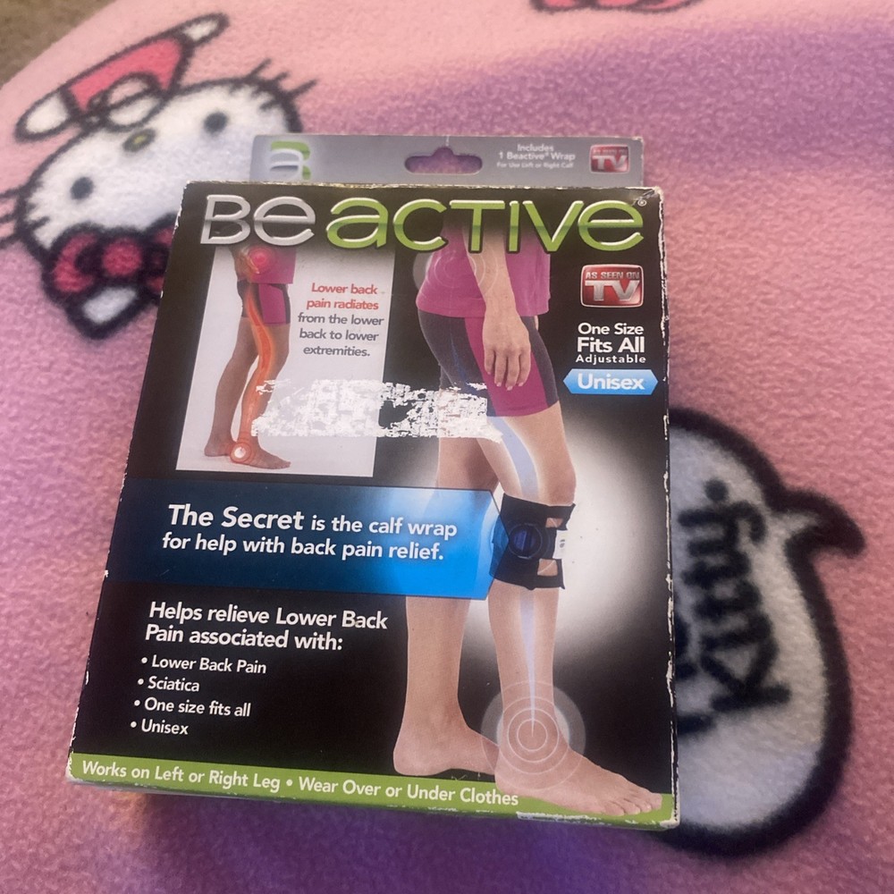 BeActive PLUS Instant Relief Acupressure Calf Brace for Sciatic Back Nerve Pain