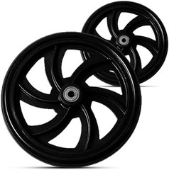 Healthline Walker Rollator Replacement Wheel, 7.5″ Rear Wheel (pair)