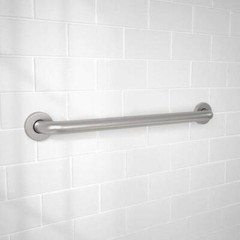 Glacier Bay 24 in. x 1-1/4 in. Concealed Screw ADA Compliant Grab Bar in Brushed