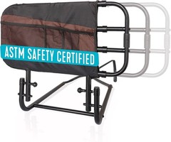 Stander EZ Adjust Bed Rail, Adjustable Senior Bedrail and Safety Assist Railing