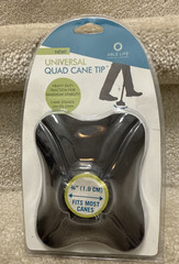 TRIPOD CANE BASE Self Standing TIP for Walking Canes 3/4″ 19mm Diameter