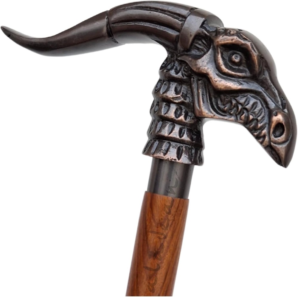Ergonomic Handmade Wooden Walking Cane for Men and Women – Adjustable & Lightwei