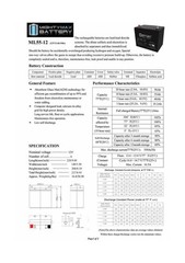 ML55-12 – 12 Volt 55 AH, Nut and Bolt (NB) Terminal, Rechargeable SLA AGM Bat…