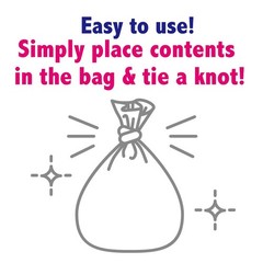 , Odor-Sealing Dirty Trash Bags – Disposable Bags – Scent & Smell Free (Size:…