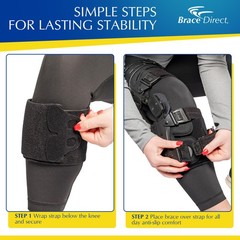 Knee Brace Anti-Slip Strap-keeps knee brace in place by Brace Direct