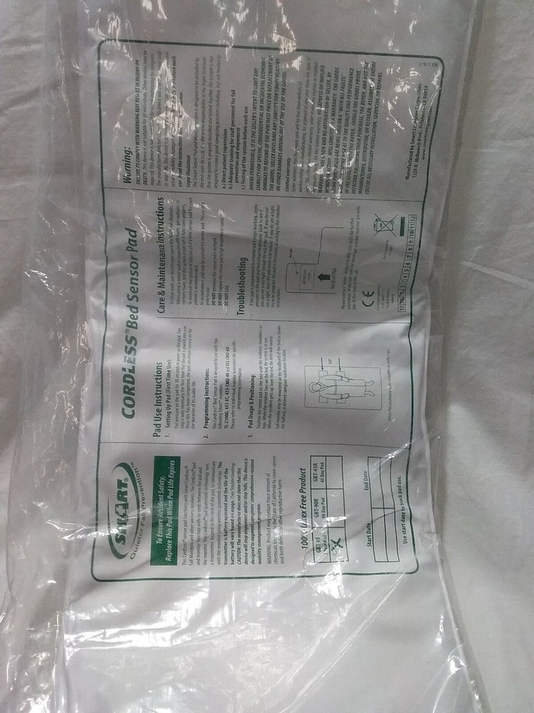 Smart GBT-RI V4 Cordless 1 Year Bed Sensor Pad w/ Transmitter –s002-jj Zz