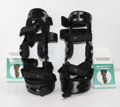 Coretech 845 OA Knee Brace Pair Left &Right Medium w/ Manual New