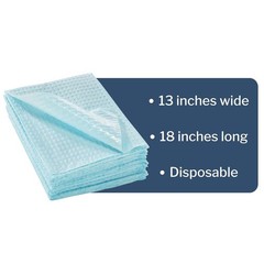 Disposable Towels [Pack of 500] for Dental Bibs Nails Tattoo Dentist Medical