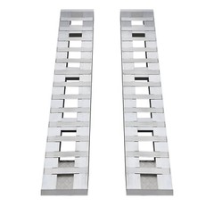 2pcs Aluminum Trailer Ramps Loading Ramps Truck Car Auto Trailer Ramps