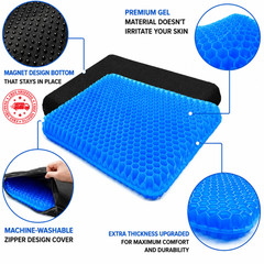 Honeycomb Gel Seat Cushion Cooling Pad for Office Chair Car Pressure Relief