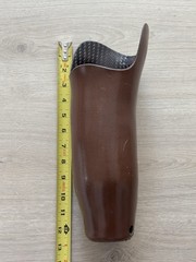 Prosthetic Leg Trulife Below Knee No Foot Carbon Fiber Brown