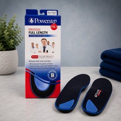 Powerstep ProTech Pro Full Length Orthotic Insoles PORON Anti-Microbial 7-7.5 D