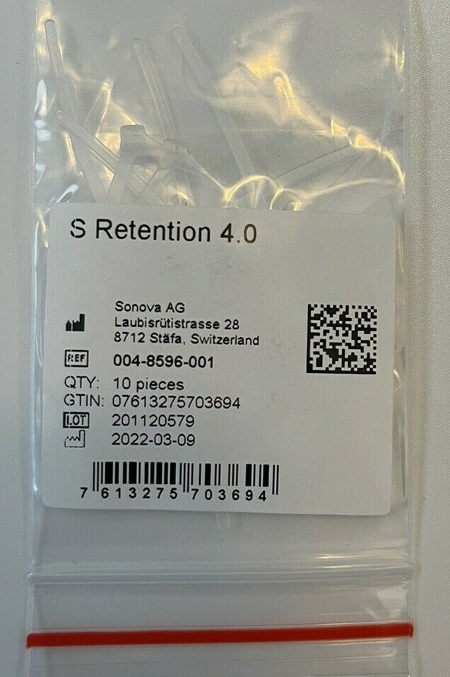 Phonak Marvel Hearing Aid RIC Sport Locks – Retention Tails – 10 Pack Size S 4.0
