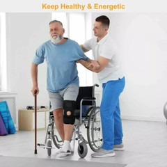 Hinged Knee Brace Compression Sleeve Joint Support Open Patella Stabilizer Wrap