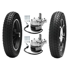 2x Electric Wheelchair Motor 24V 250W + 12in Wheel for Folding Mobility Scooter