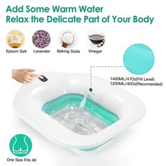 Sitz Bath Tub Basin Electric Folding Bathroom Portable for Postpartum Cleaning