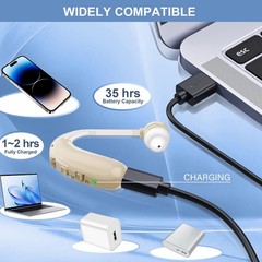Rechargeable Digital Hearing Aids Advanced Noise Canceling For Elderly Users