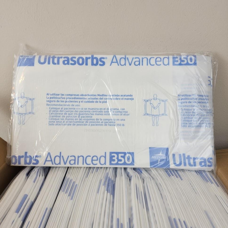 MEDLINE ULTRASORBS ADVANCED PREMIUM UNDERPADS 350 350lb 30×36 70Ct ~ FAST SHIP