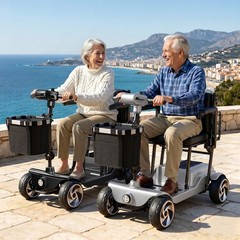 4 Wheel Foldable Mobility Scooter for Seniors Electric Scooter Lithium Battery