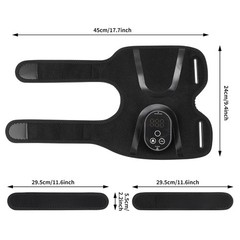 Cordless Heated Massage Elbow Brace with 3000mAh Battery – 5 Heat & 3 Vibration
