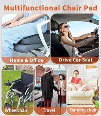 Memory Foam Seat Cushion, Large Office Chair Cushions Chair Pad for Tailbone …
