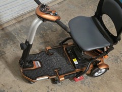 TranSport Manual Folding Electric Mobility Scooter „For Parts Repair“ NO KEY