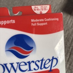 Powerstep Full Length Original Arch Support Orthotic Insoles M 10-10.5 W 12-12.5