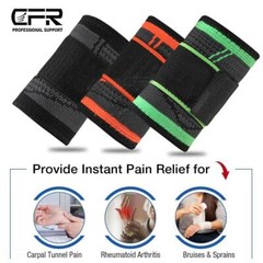 Wrist Brace Support Strap Carpal Tunnel Sprain Arthritis Sports Tennis Wrap Gym