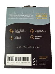 Audien Atom One Rechargeable OTC Hearing Aids Rechargeable With Case