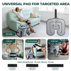 Cold Therapy Ice Machine w/ Compression Wrap for Knee Hip Shoulder Pain Relief