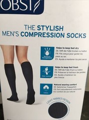 Jobst 2 Packages For Men Ambition Sz 1 Navy Knee Socks 15-20