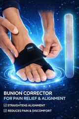Vive Bunion Brace Pair Big Toe Corrector Hallux Valgus Splint Foot Support
